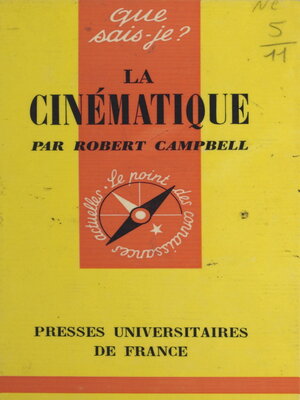 cover image of La cinématique